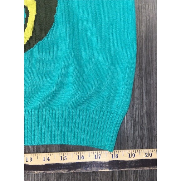 Alex Stevens Green Santa-Saurus Rex Ugly Christmas Pullover Sweater Size XLarge - Picture 8 of 14